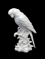 9942460-ds Bisquit Porzellanfigur Vogel Papagei Wagner & Apel H22cm