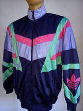 # ADIDAS 80ER VINTAGE TRAININGSJACKE GR. L BREAKDANCE JACKE COLORADO NEW YORK NY