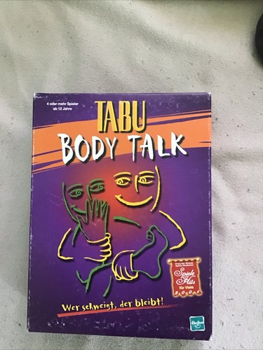 Tabu body talk hasbro - body,