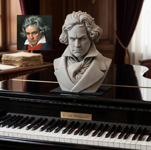 Ludwig van beethoven büste - van,