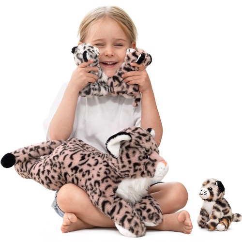 Leoparden kuscheltier xxl mit - kuscheltier,