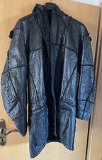 Ledermantel mit Lammfell