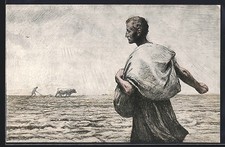 Der Sämann, säender Bauer