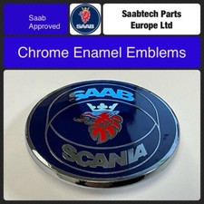 Chrom emaille saab scania - chrom, 9-3