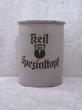 XL Keil Spezialtopf Keramik Steinzeug Vintage Landhaus-Stil - Reklame - 34,5 cm