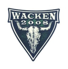 Wacken 2008 -  Aufkleber - unbenutzt - Schönes Sammlerstück
