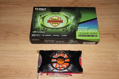 Palit gts 450 - 1024mb, ddr3