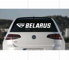 BELARUS Aufkleber XXL  auto traktor sticker MTS Frontscheibenaufkleber heck
