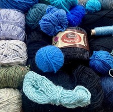 Wollreste - Bastelwolle - Wollpaket - ca. 600 Gramm