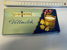Alte Schaupackung Stollwerck Vollmilch - Schokolade  Kein Emailschild