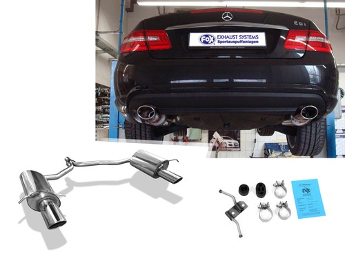 Duplex sportauspuff mercedes - ,