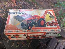 70er Jahre Trecker Traktor Bagger - CLIM YUMBO - antikes Spielzeug Bastler
