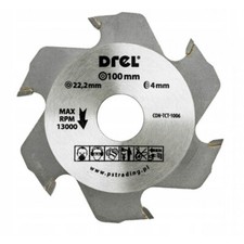 TCT Kreissägeblatt Ø100 x 22,2 mm - 6 Zähne Hartmetall Sägeblatt Lamellenfräse