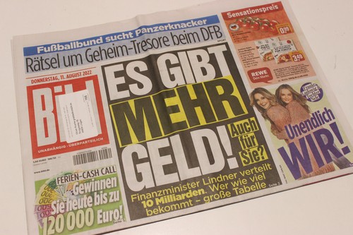 Bildzeitung 2022 august - bildzeitung, 11.08.2022