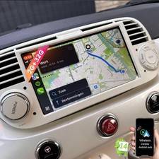 Für Fiat 500 2007-2015 Android14 Autoradio Apple Carplay Navi RDS Bluetooth WIFI