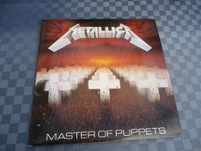 Zwei Vinyl LP  von Metallica, Master of Puppets 1986, Music for Nation, London