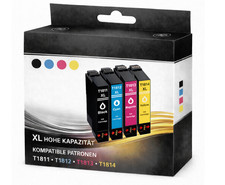 4 Patronen geeignet für Epson