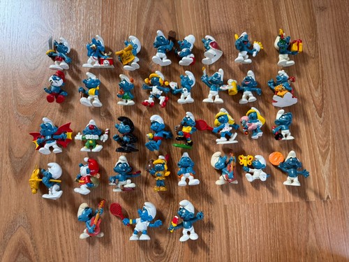 35x vintage schlümpfe - 35x,