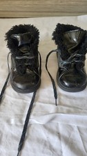 Lackschuhe, Babyschuhe Gr. 22, Echt Leder, Echt Wolle