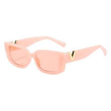 Retro Rechteckig Sonnenbrille Damen Vintage Klein Rahmen Sonnenbrille /