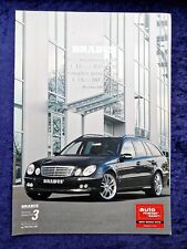 Brabus Mercedes E-Klasse W 211, Prospekt 7.2006......mit Poster