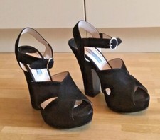 PRADA Pumps 38,5 Schwarz