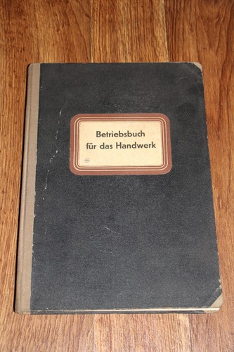 Betriebsbuch für das handwerk - betriebsbuch,