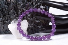 Edelstein Armband Amethyst | 8mm Kugelarmband
