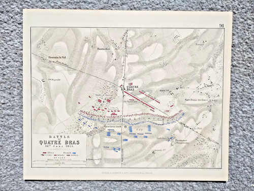 Antike karte von - karte, 1848