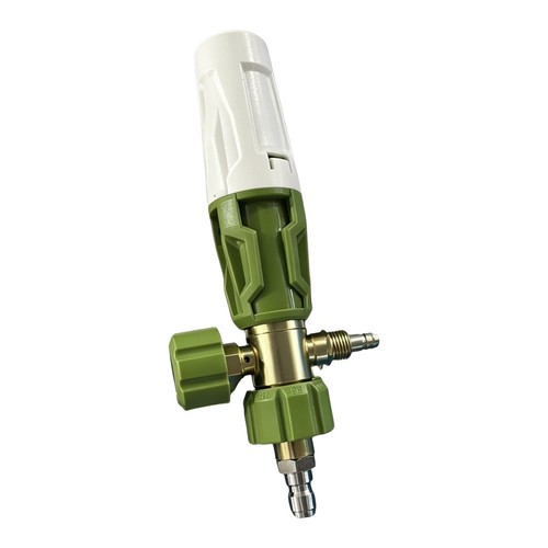 Grüner schaumtopf sprühkopf - grüner,