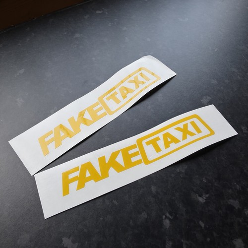 Fake taxi auto aufkleber - aufkleber, x