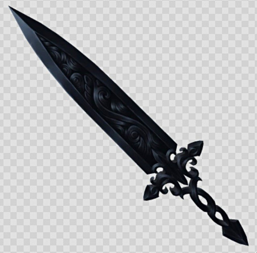 Schwarzes fantasy schwert - schwarzes, fantasy-schwert