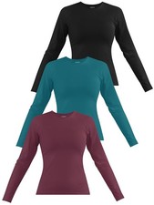 3 x Damen Langarmshirt