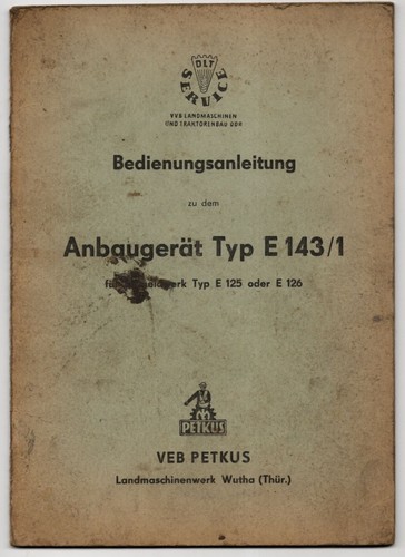 Bedienungsanleitung dem - bedienungsanleitung, zu