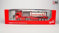 1:87 Herpa MAN TGX XL Tankcontainer Sattelzug LKW Hoyer // X_527