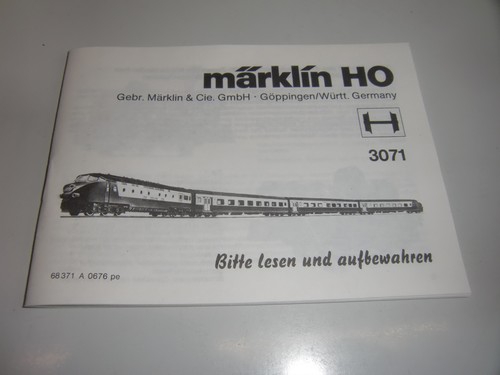 Märklin 3071 tee - h0,
