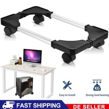 Computer Desktop CPU PCTower Ständer Rollwagen Halterung Rädern mit 4 Lenkrollen