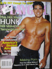 GAY VINTAGE BILDBAND / MAGAZIN  " PLAYGIRL AUGUST  2002 "