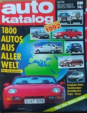 Auto-Katalog 1992 über 1500