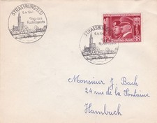Dt.Reich , 1943 , Strassburg , Mi.Nr. 763 mit schönem SST  * Rudersport *