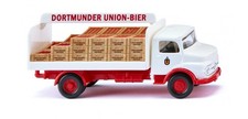 *Wiking 084804 Getränke-Lkw (MB Kurzhauber) "Dortmunder Union" Spur H0 1:87