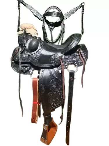 Premium leder wade - leder, western