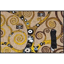 Salonloewe Fußmatte waschbar Ethno Impressions Klimt Lebensbaum 50x75 cm
