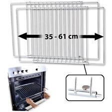 2er-Set Universal-Backofenroste, ausziehbar von 35 - 61 cm, 32 cm tief