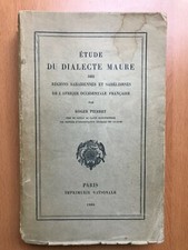 Studie des MAURE-Dialekts - Sahara- und Sahelregionen - Pierret - 1948