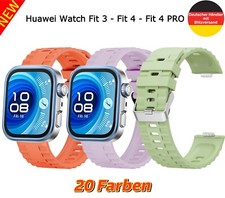 Silikon Huawei Watch Fit 3 4 und Fit 4 PRO Uhrenarmband Armband Smart Watch Uhr