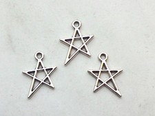 10x Anhänger Davidstern