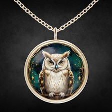 Eulen Eule Halskette Kette Mit