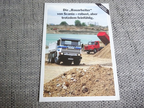 Scania baustellen lkw truck - scania,