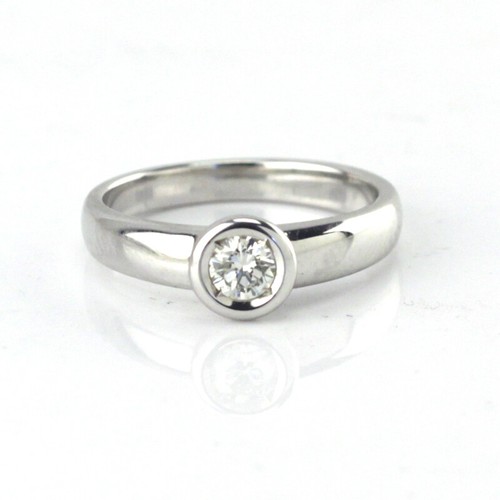 Solitär brillant ring 585er - solitär,